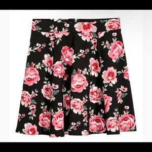 H&M Floral Skater Skirt